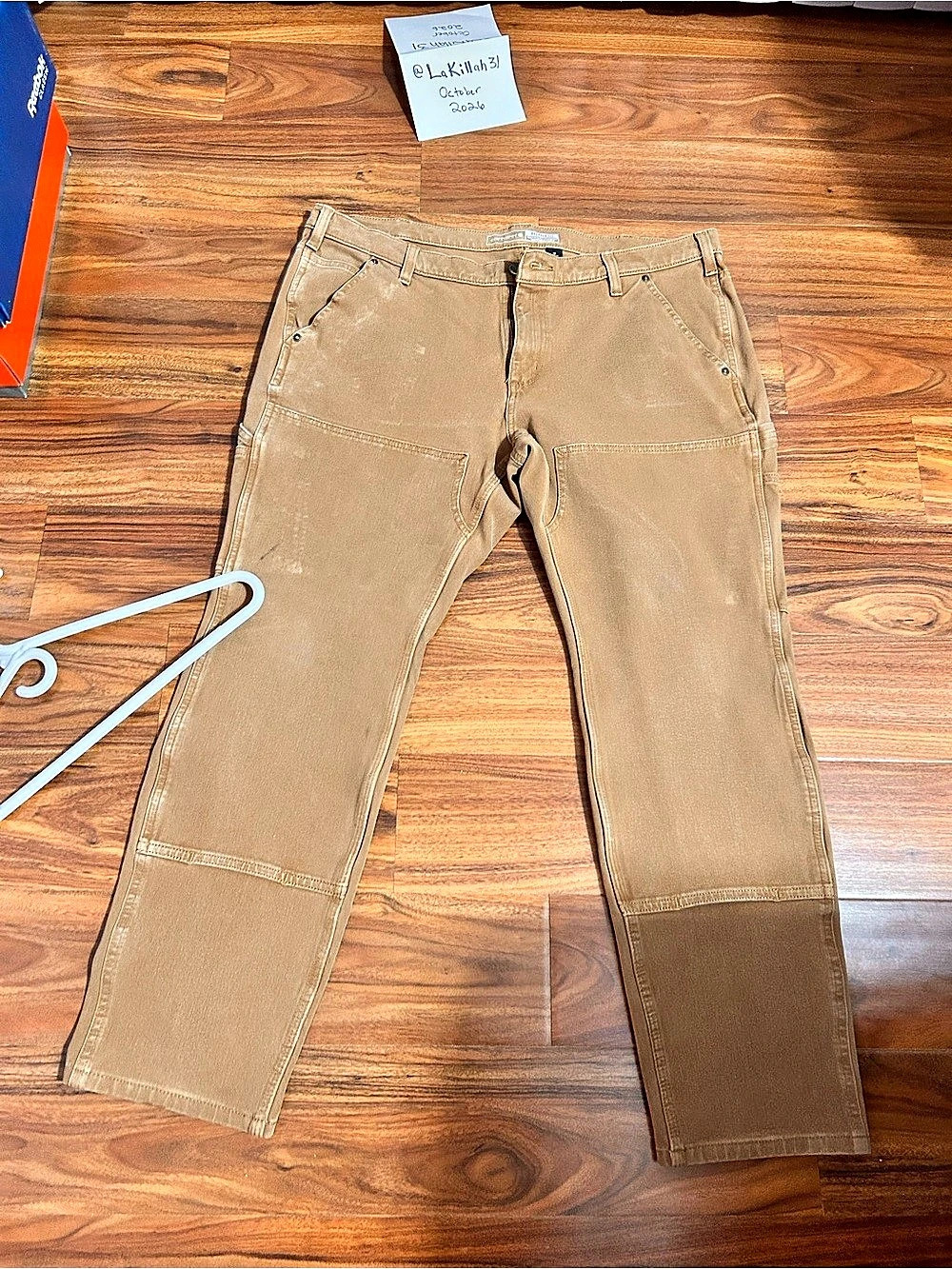Carhartt women’s Rugged Flex relaxed fit double-front work pants size 18